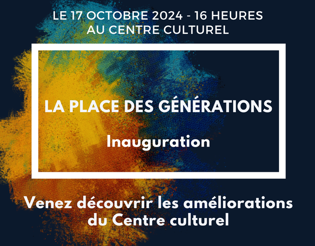 Inauguration de la Place des générations